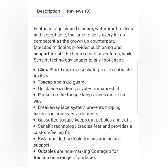 Salomon - youth hiking boots - Picture 8 of 8